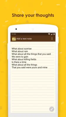 Notepad android App screenshot 4